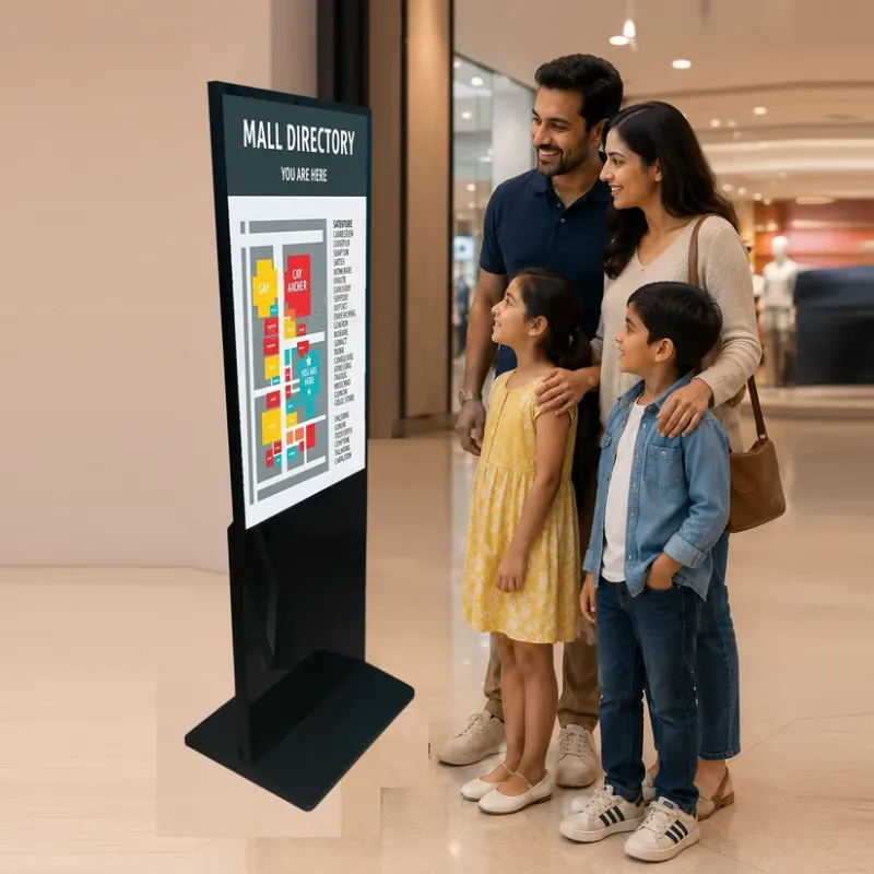 43" Floor Standing Digital Standee